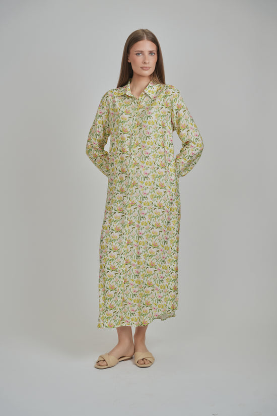 SARAH DRESS (LIME)