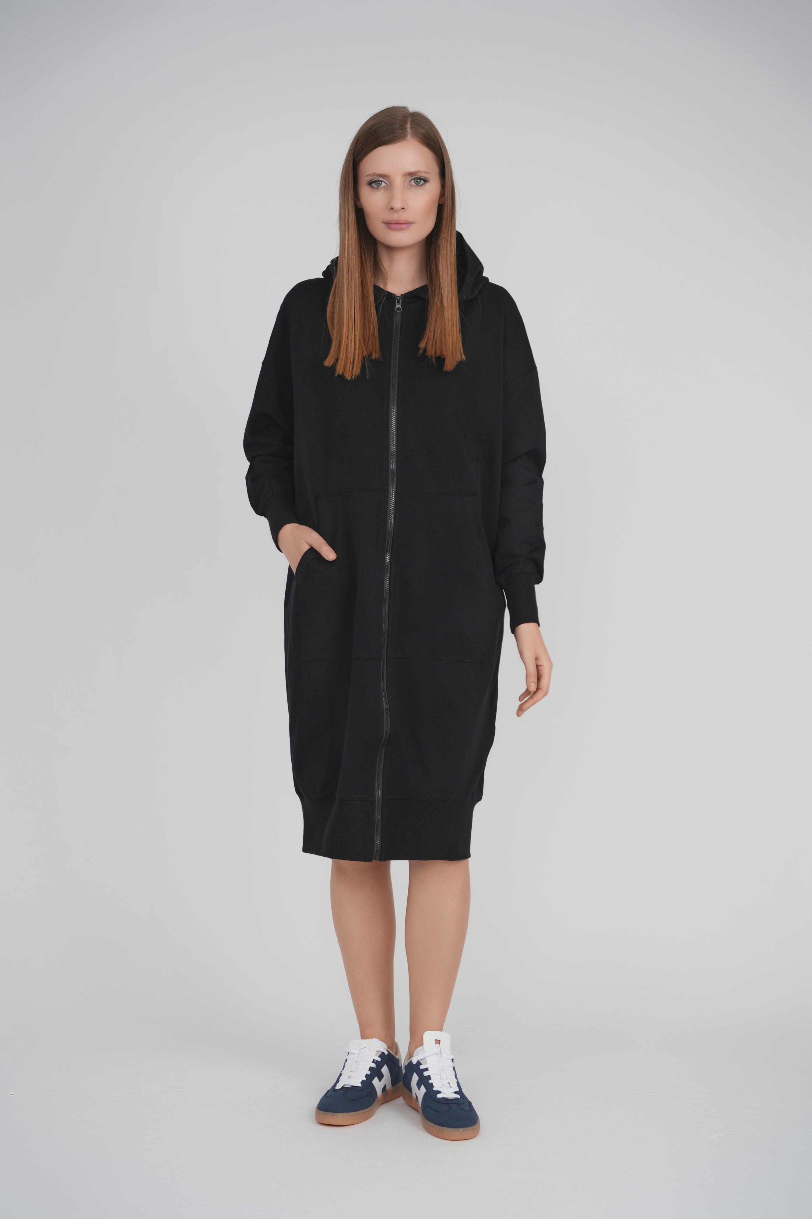hoodie dress long Red Hooded Maxi Dress, Oversized Winter Hoodie, Plus Size Iren this dress is breathable Women's Legendary Whitetails Long Sleeve