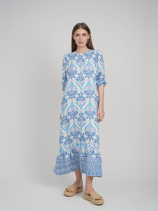 HAILEY DRESS (BLUE/PURPLE)