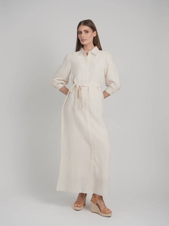 SHIRA DRESS (VANILLA)
