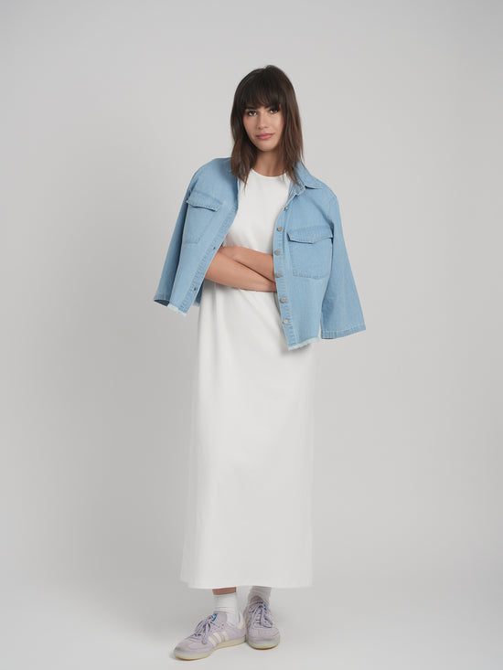 TANK MAXI DRESS (WHITE)