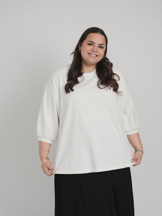 BATWING TOP (WHITE)