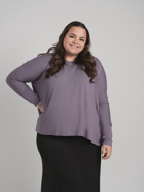 JOY TOP (DUSTY LILAC)