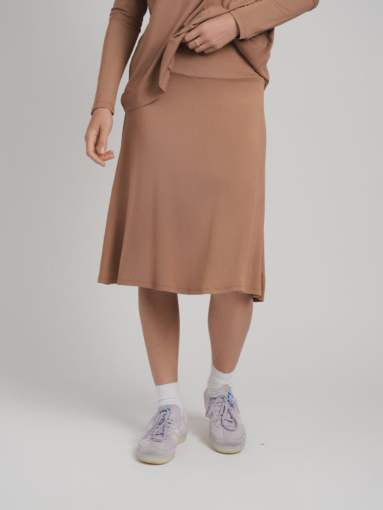MODAL SKYE SKIRT (CAMEL)