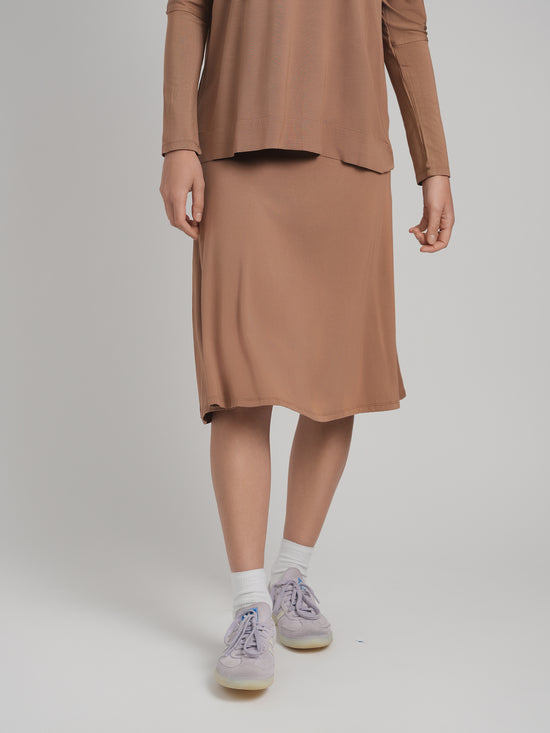 MODAL SKYE SKIRT (CAMEL)