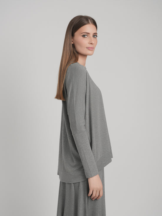 *MODAL SKYE TOP ( CHARCOAL)
