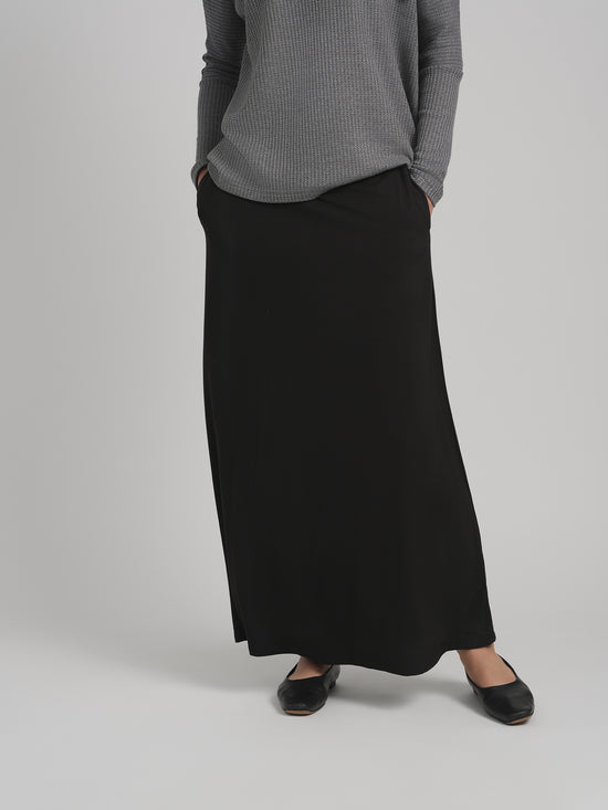 MODAL FLOWY MAXI SKIRT