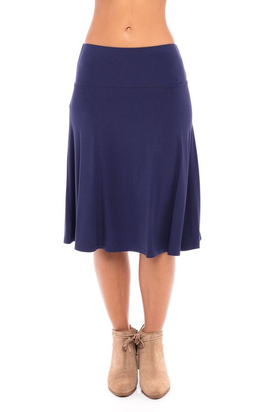 MODAL SKYE SKIRT (NAVY)