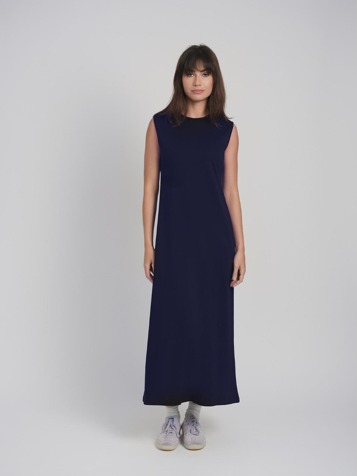 TANK MAXI DRESS (NAVY) Navy / S TANK MAXI DRESS (NAVY) Navy / S