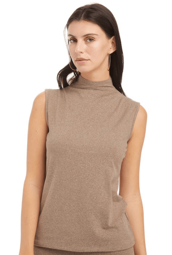 HACCI SLEEVELESS MOCK