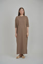 MAXI T-SHIRT DRESS (ROSE)