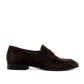 York Ruched Suede Loafers
