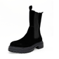 Sherry Nubuck Lugsole Booties (BLACK SUEDE)