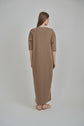 MAXI T-SHIRT DRESS (TAUPE)