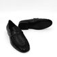 York Ruched Leather Loafers