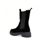 Sherry Nubuck Lugsole Booties (BLACK SUEDE)