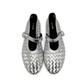 Rena Woven Mary Janes