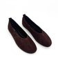 Erika II Suede Ballet Flats (BROWN SUADE)