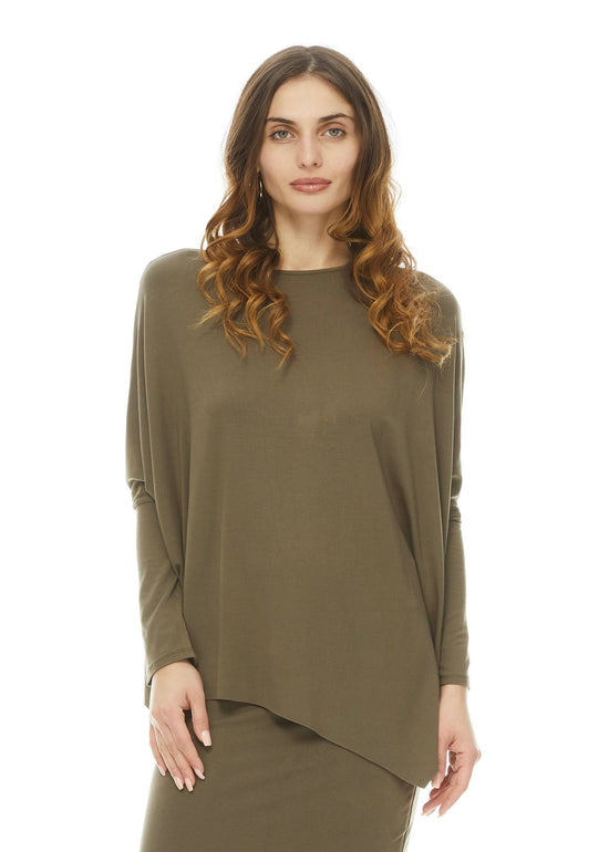 EDEN TOP SOLID JERSEY (OLIVE)