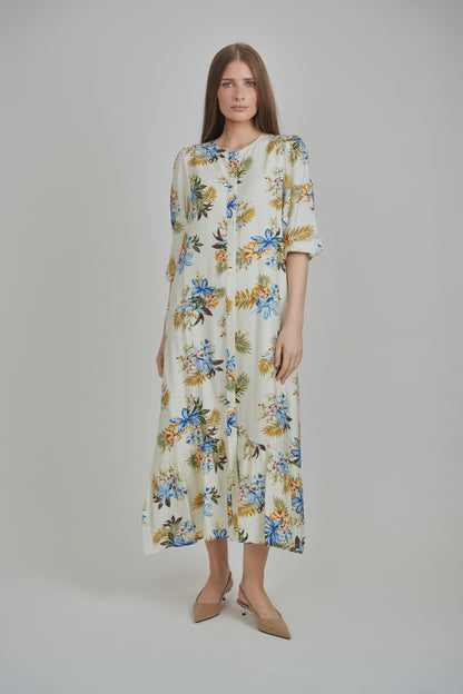 HAILEY DRESS (BLUE LILY)