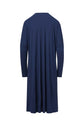 RIBBED CREW NECK DRESS (NAVY)