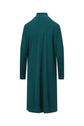 RIBBED MOCK NECK DRESS (TEAL)