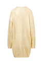 METALLIC SWEATER DRESS (GOLD)