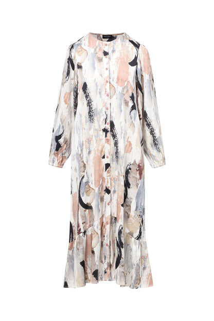 HAILEY DRESS (BRUSH PRINT)