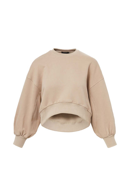 BOXY SWEATSHIRT (KHAKI)