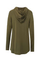 MODAL DRAPED HOODIE (OLIVE)