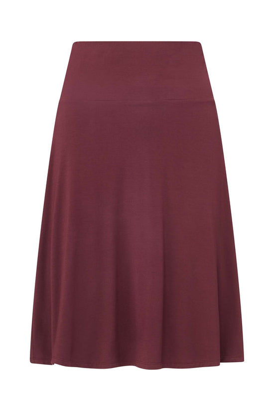 MODAL SKYE SKIRT (MERLOT)