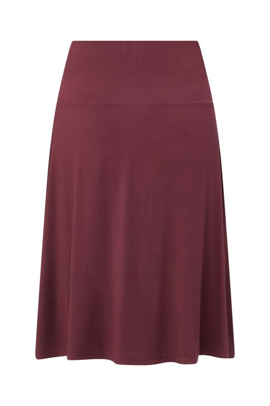 MODAL SKYE SKIRT (MERLOT)