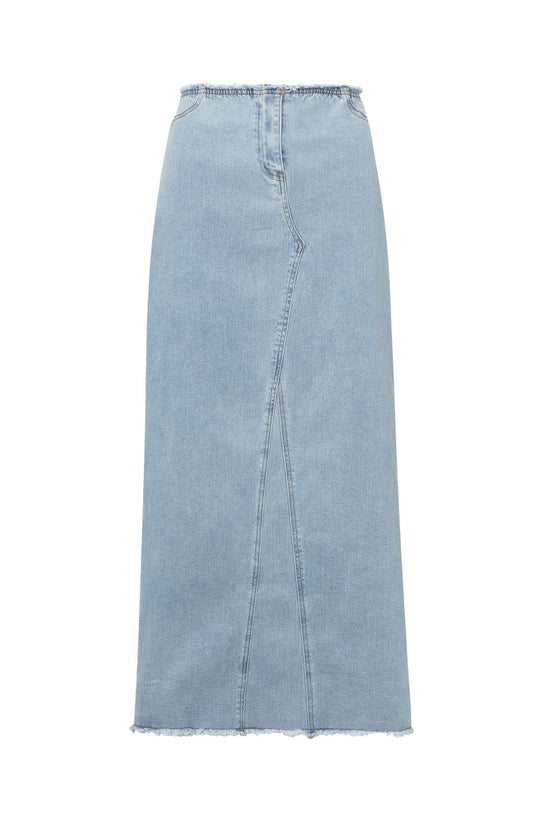 DENIM MAXI SKIRT