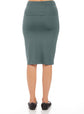 MODAL PENCIL SLIM SKIRT (DARK MARINE)