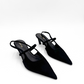 Connie Slingback Suede Heels
