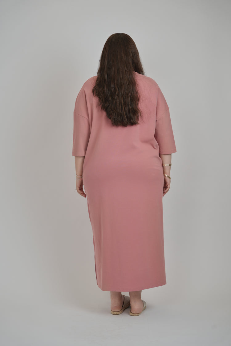 plus size maxi t-shirt dress Maxi T-Shirt Dress - / Black- Size2XS