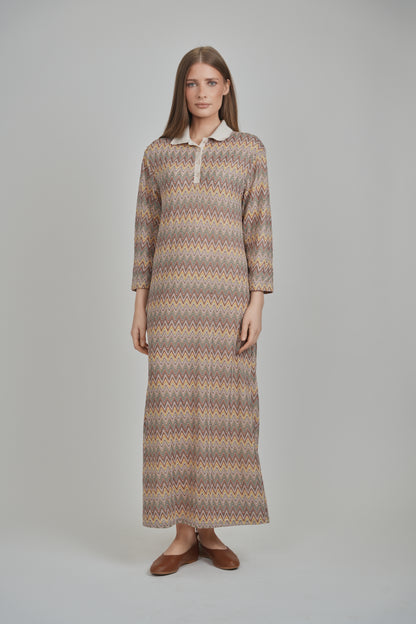 CLEO DRESS (BLUSH TAUPE)