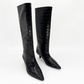 Ari Knee-High Glossed Leather Boots