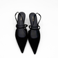 Connie Slingback Suede Heels