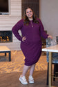 DEBORAH DRESS (PLUM)