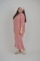 MAXI T-SHIRT DRESS (ROSE)