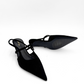 Connie Slingback Suede Heels
