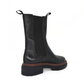 Sherry Leather Lugsole Booties (BLACK)