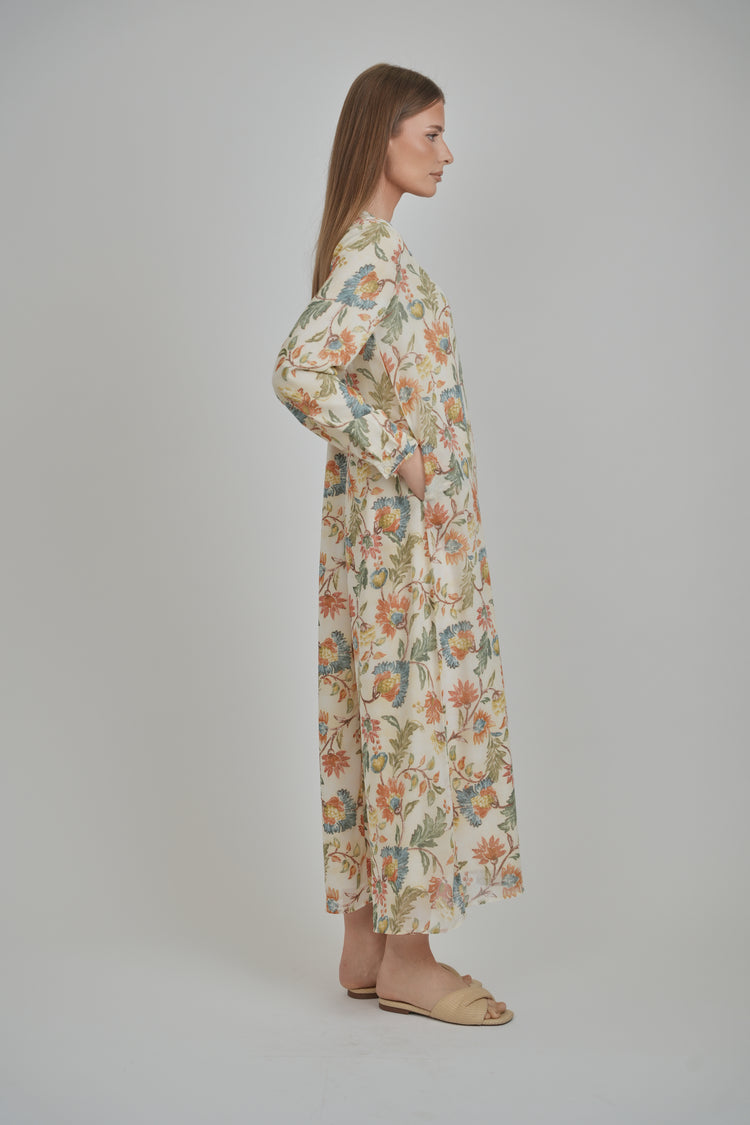 CAMILLA DRESS Golden Bloom / XL CAMILLA DRESS Golden Bloom / XL
