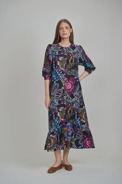 HAILEY DRESS (MIDNIGHT JEWEL)