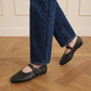 Rena Woven Mary Janes