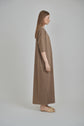 MAXI T-SHIRT DRESS (TAUPE)