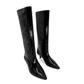 Ari Knee-High Glossed Leather Boots