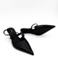 Connie Slingback Leather Heels
