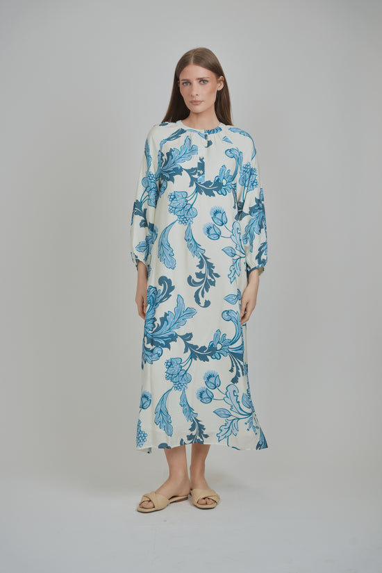 LIORA DRESS (AZURE BLOOM)